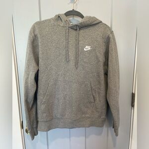 Gray Nike Pullover Hoodie